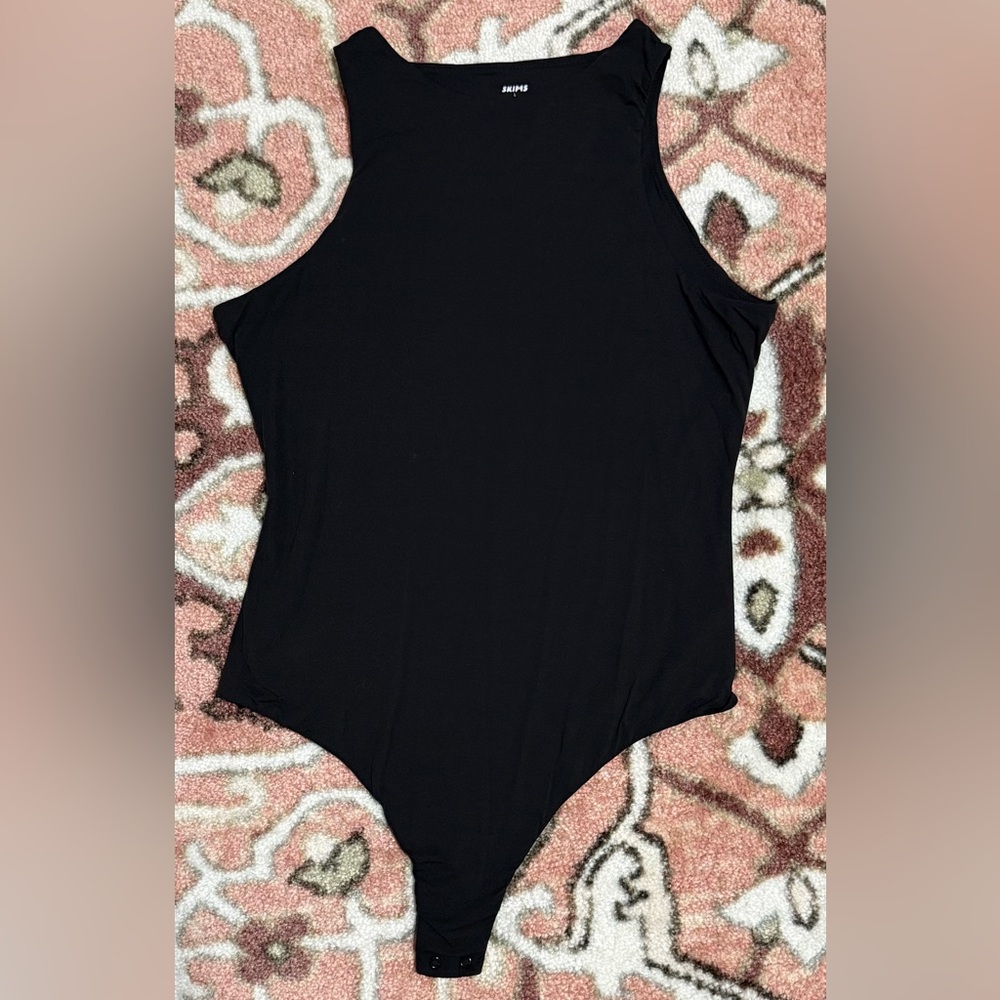 SKIMS Black Bodysuit